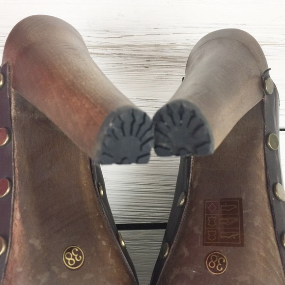 See By Chloe Dark Brown Slingback Clogs 38 - Picture 7 of 8